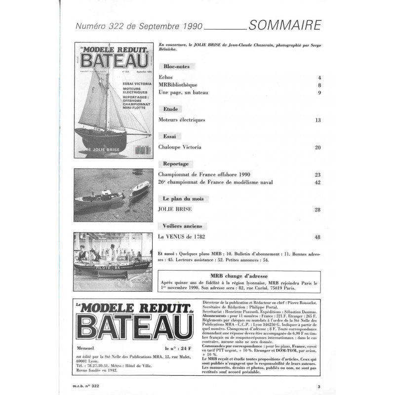 Sommaire Modèle Réduit Bateau 322