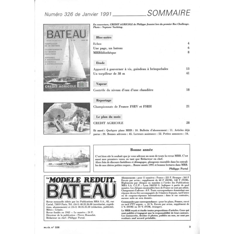 Sommaire Modèle Réduit Bateau 326
