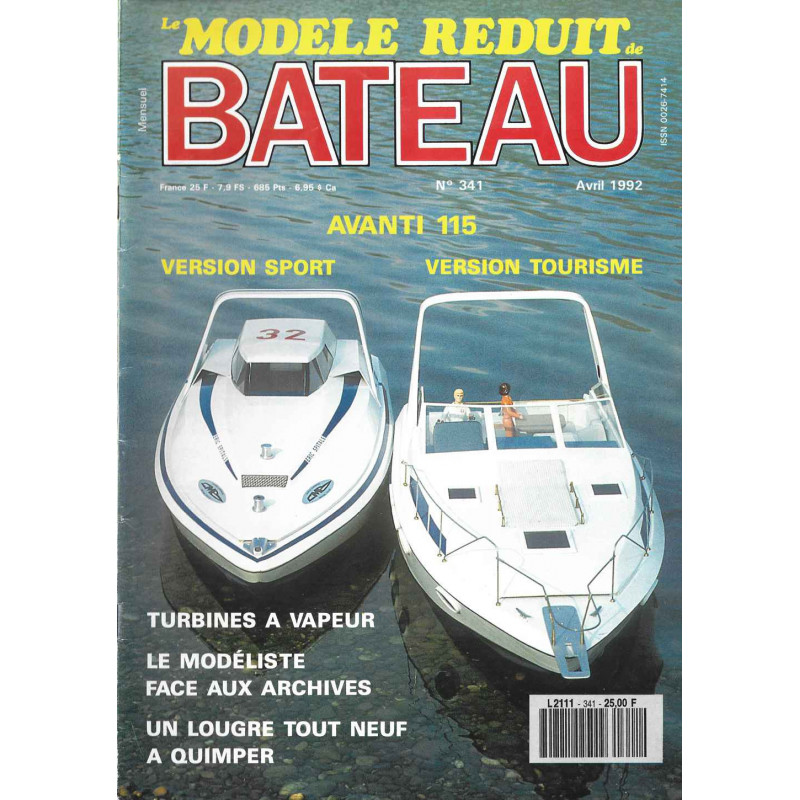 Couverture Modèle Réduit Bateau 341