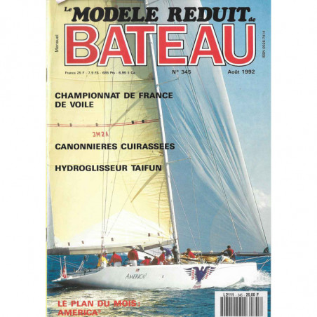 Couverture Modèle Réduit Bateau 345