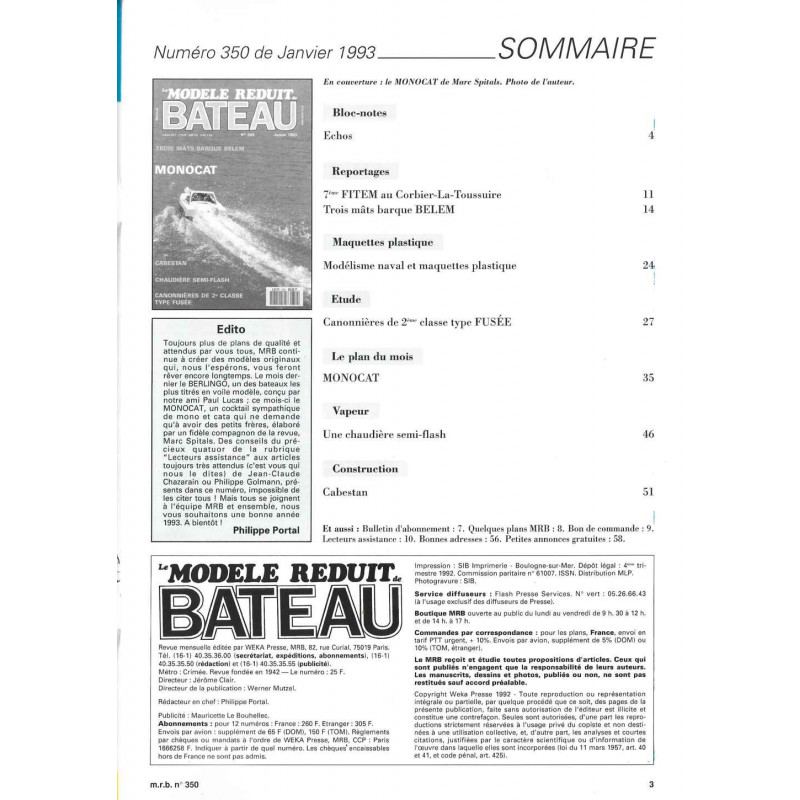 Sommaire Modèle Réduit Bateau 350