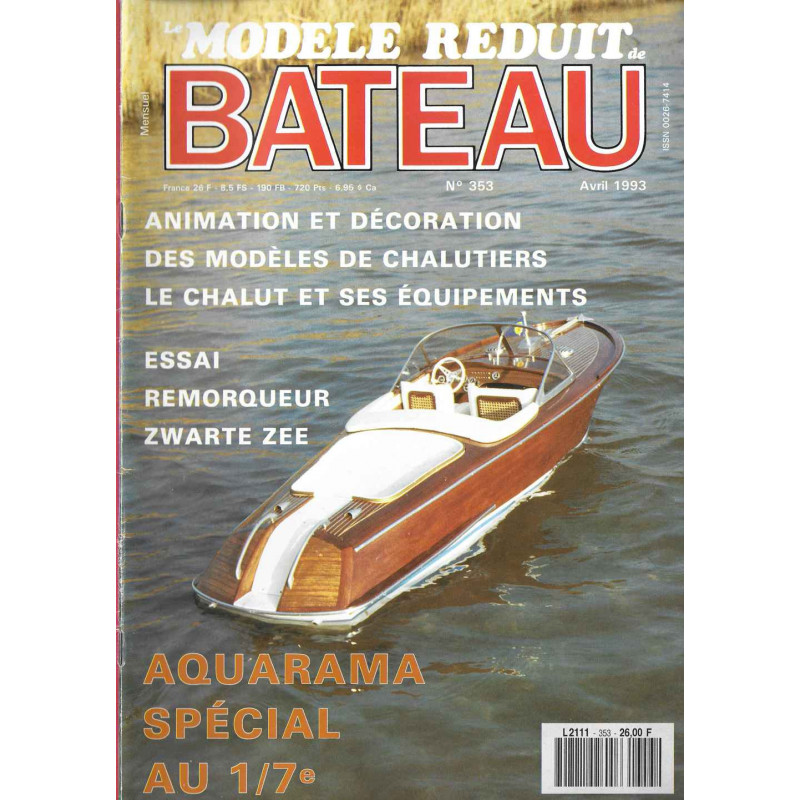 Couverture Modèle Réduit Bateau 353