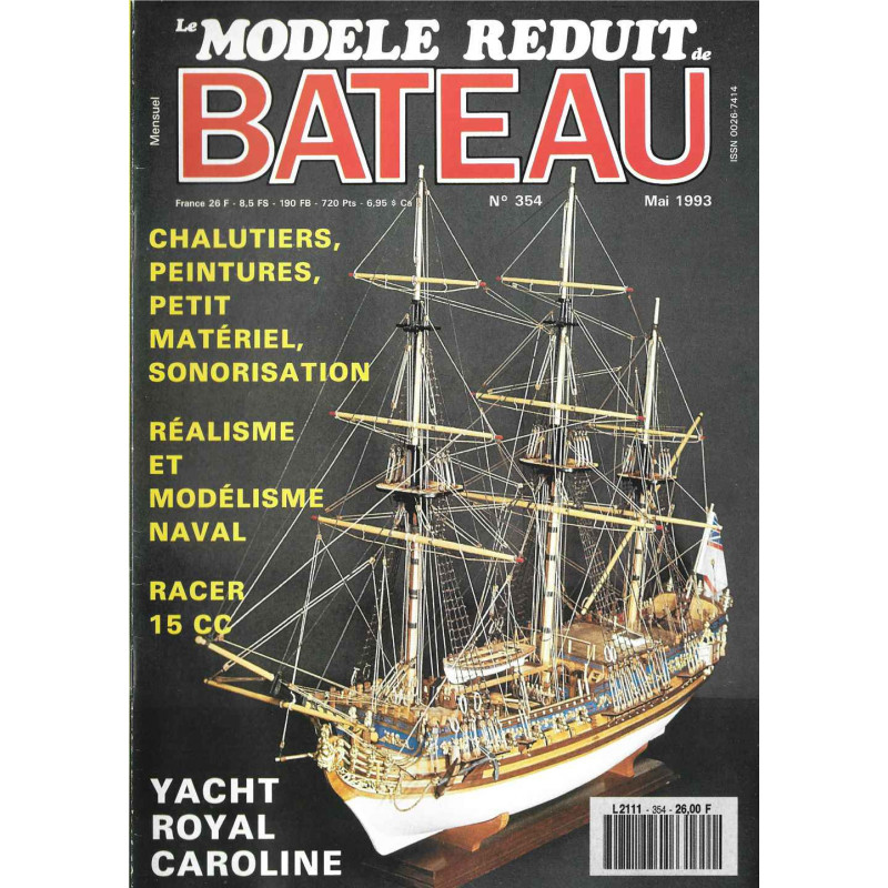Couverture Modèle Réduit Bateau 354