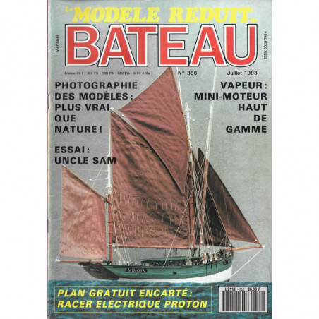 Couverture Modèle Réduit Bateau 356