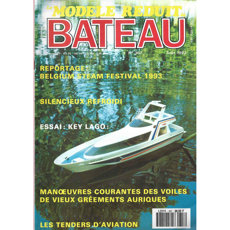 Couverture Modèle Réduit Bateau 357