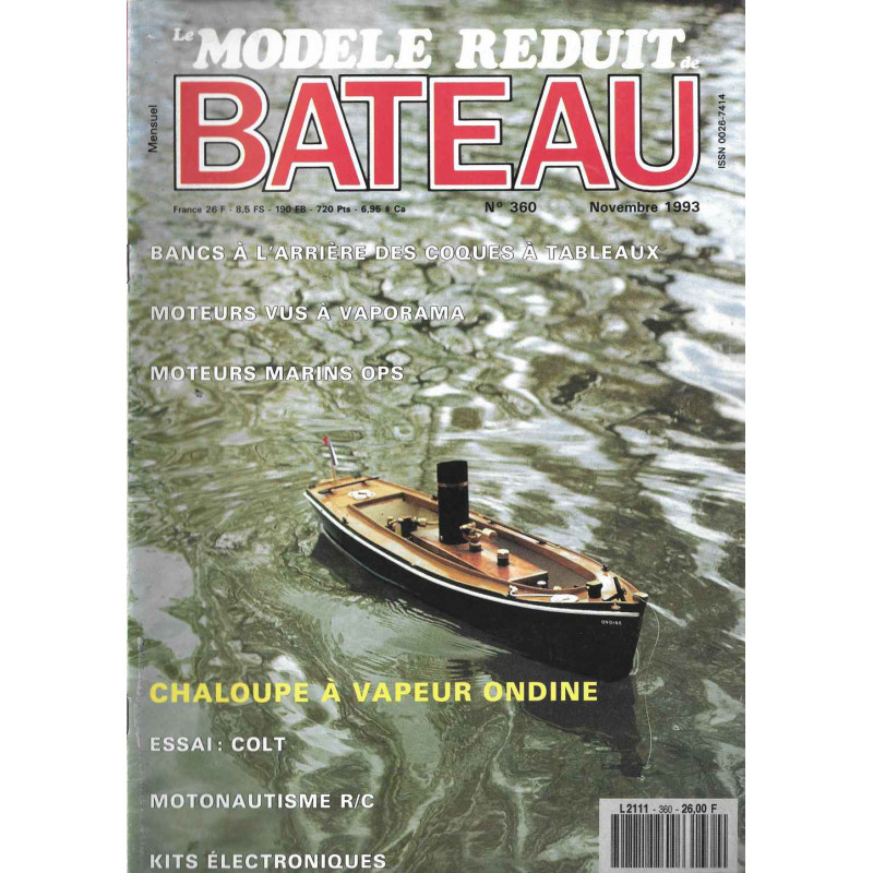 Couverture Modèle Réduit Bateau 360