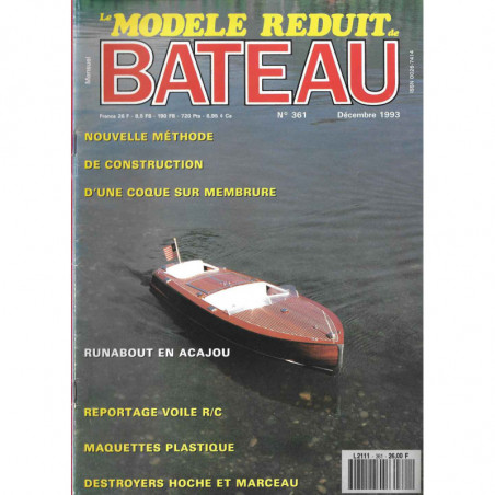 Couverture Modèle Réduit Bateau 361