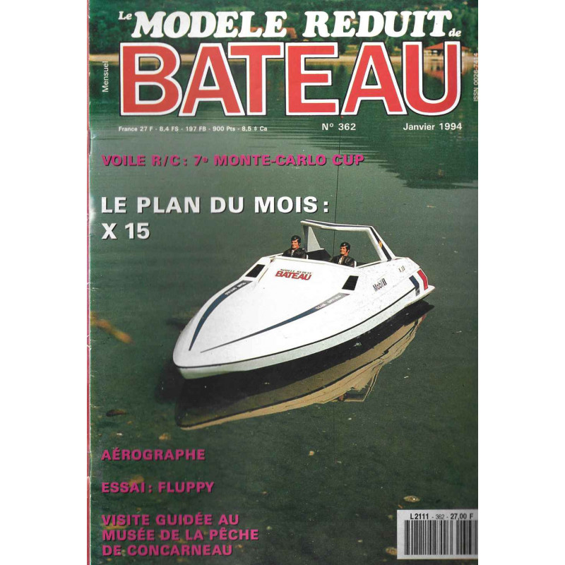 Couverture Modèle Réduit Bateau 362