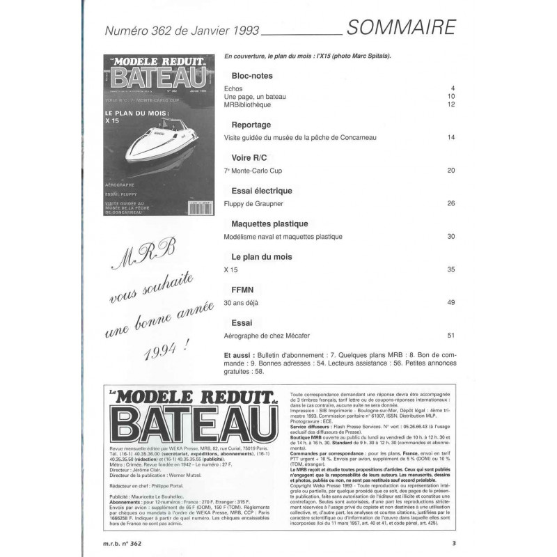 Sommaire Modèle Réduit Bateau 362
