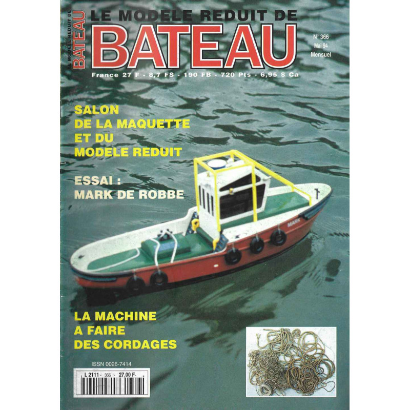 Couverture Modèle Réduit Bateau 366