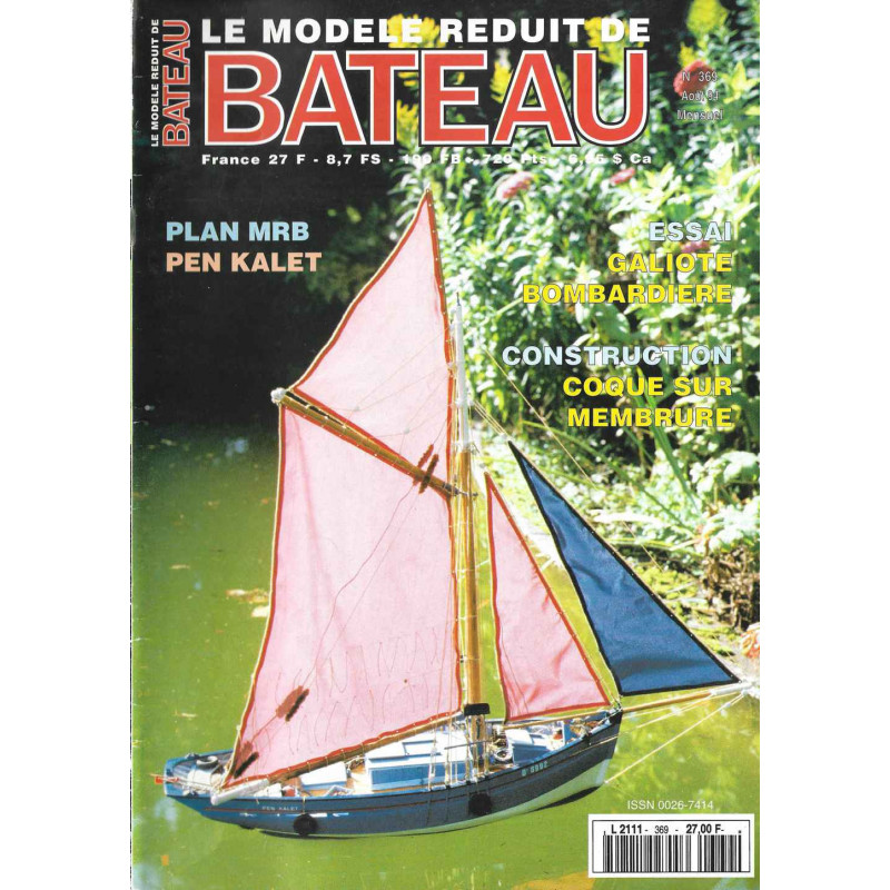 Couverture Modèle Réduit Bateau 369