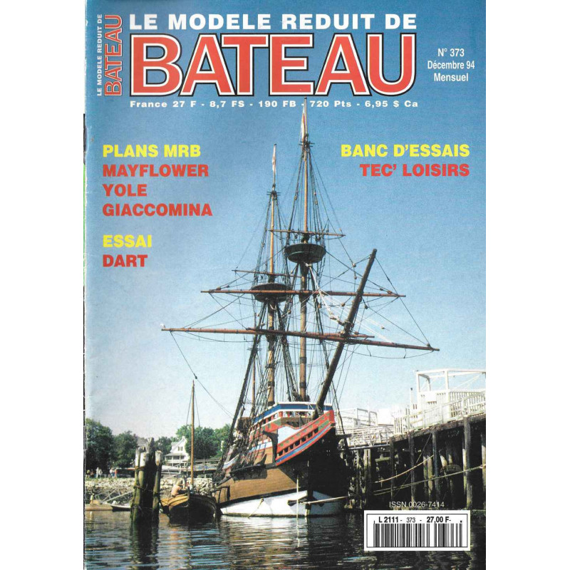 Couverture Modèle Réduit Bateau 373