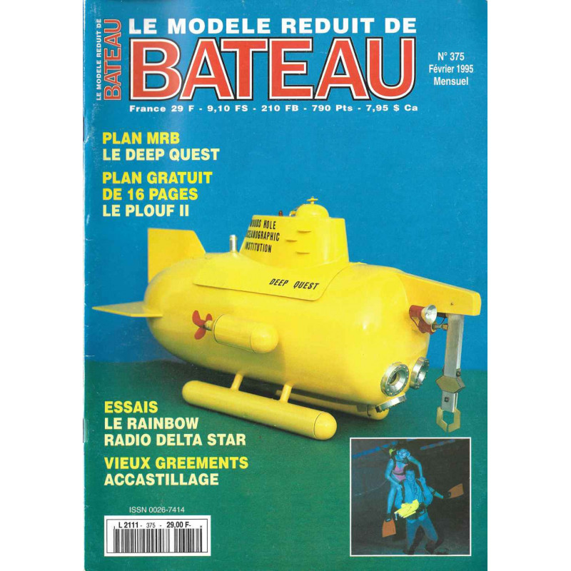 Couverture Modèle Réduit Bateau 375