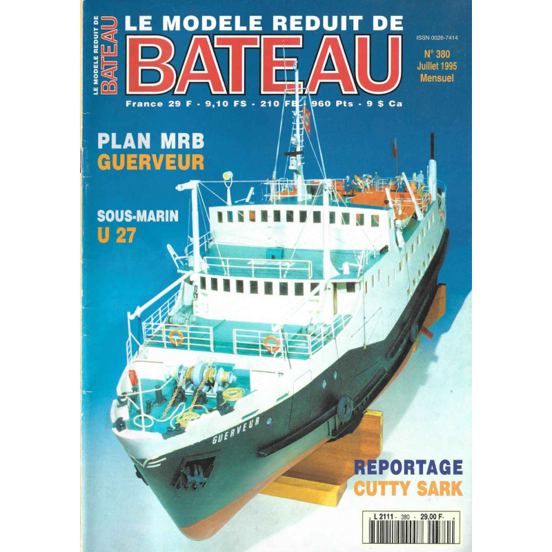 Couverture Modèle Réduit Bateau 380