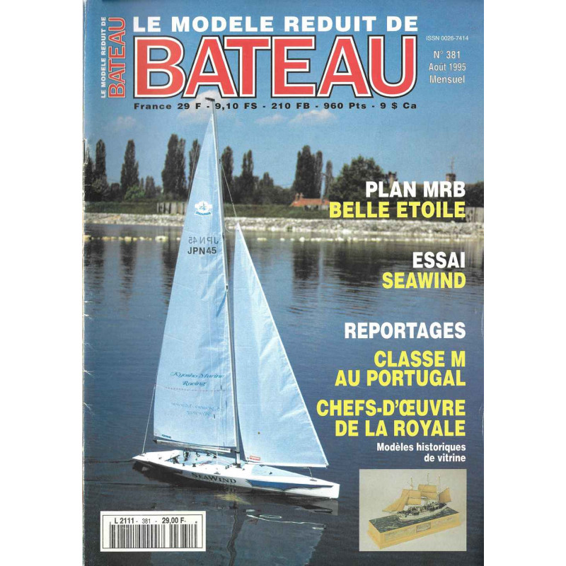 Couverture Modèle Réduit Bateau 381