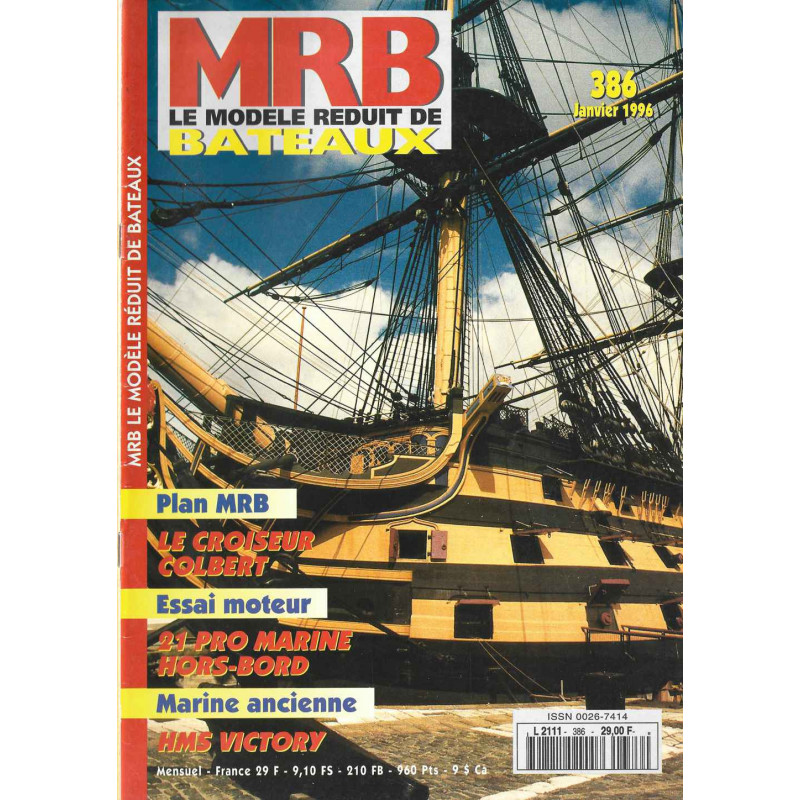 Couverture Modèle Réduit Bateau 386