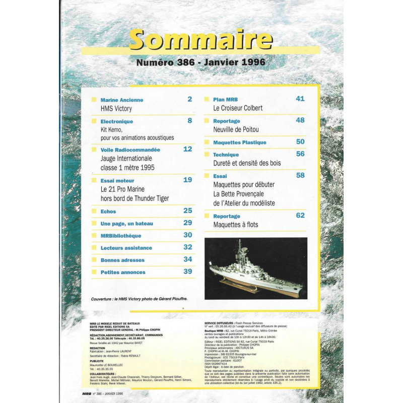 Sommaire Modèle Réduit Bateau 386
