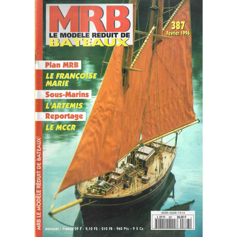 Couverture Modèle Réduit Bateau 387