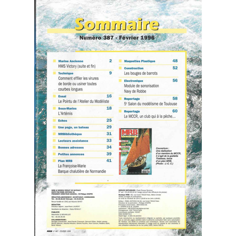 Sommaire Modèle Réduit Bateau 387