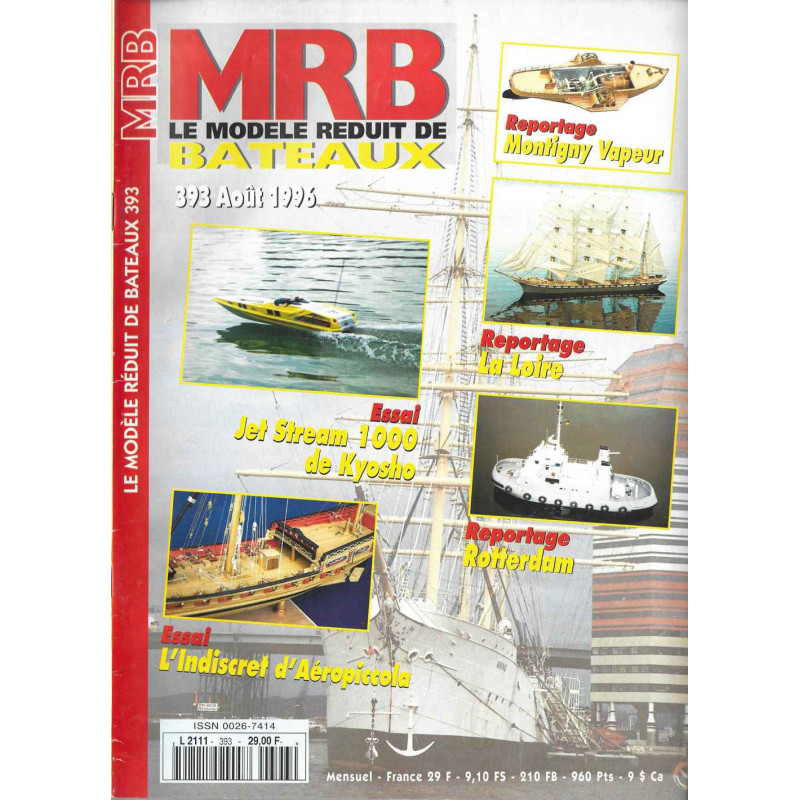 Couverture Modèle Réduit Bateau 393