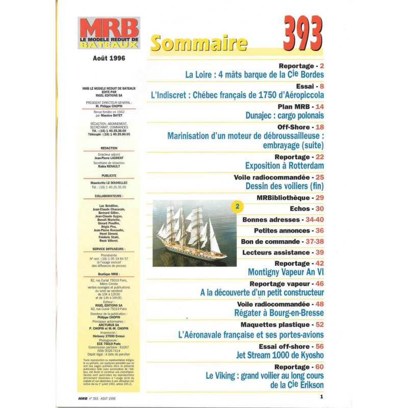 Sommaire Modèle Réduit Bateau 393