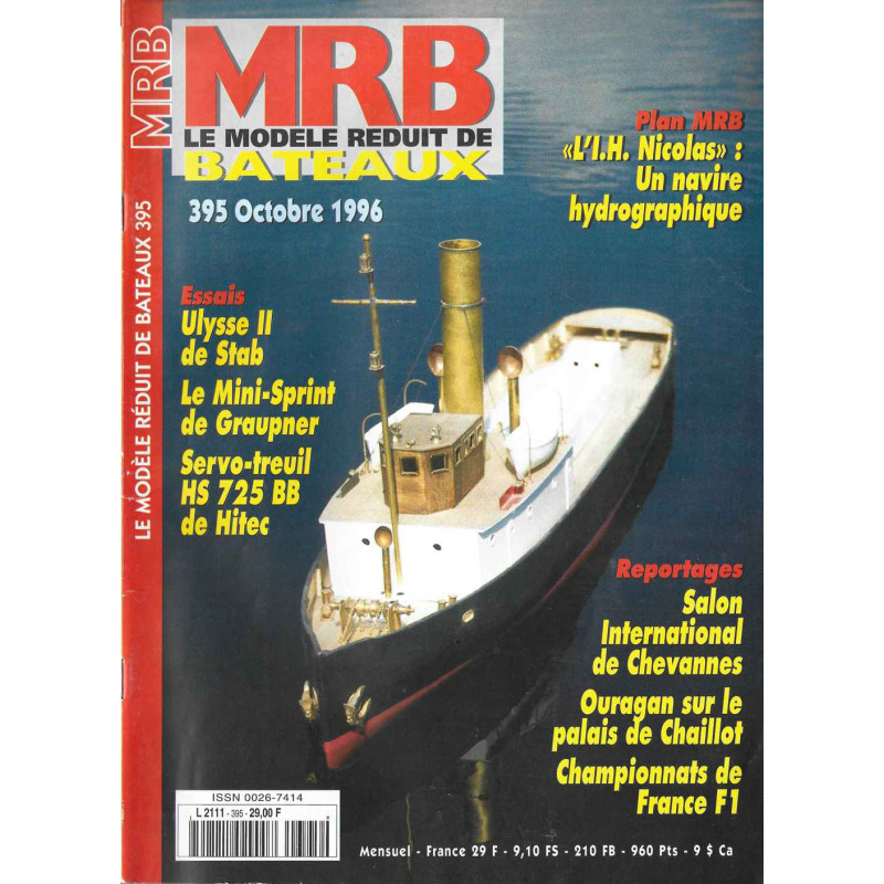 Couverture Modèle Réduit Bateau 395