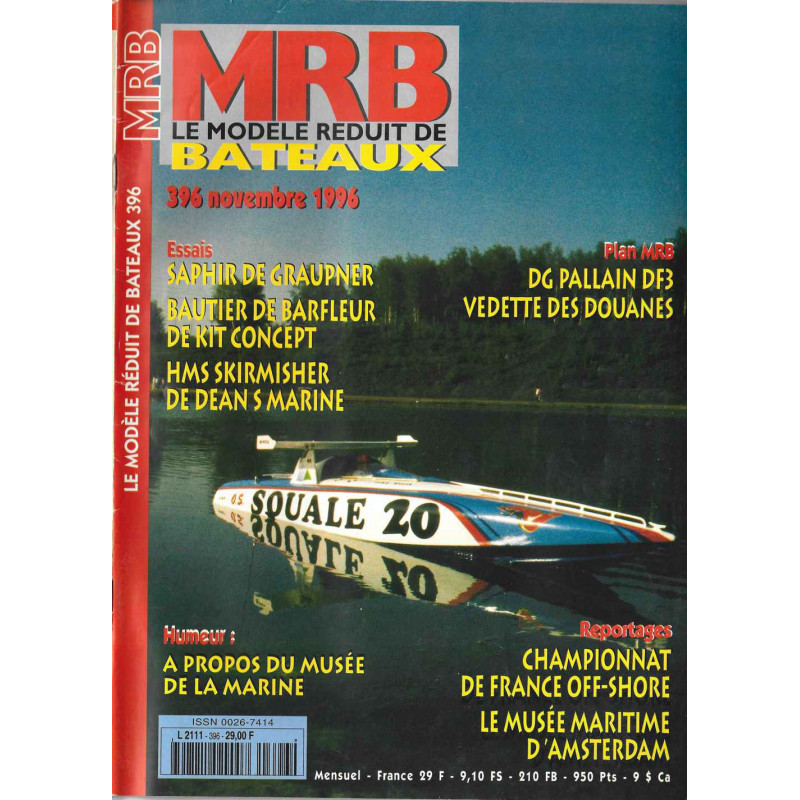 Couverture Modèle Réduit Bateau 396