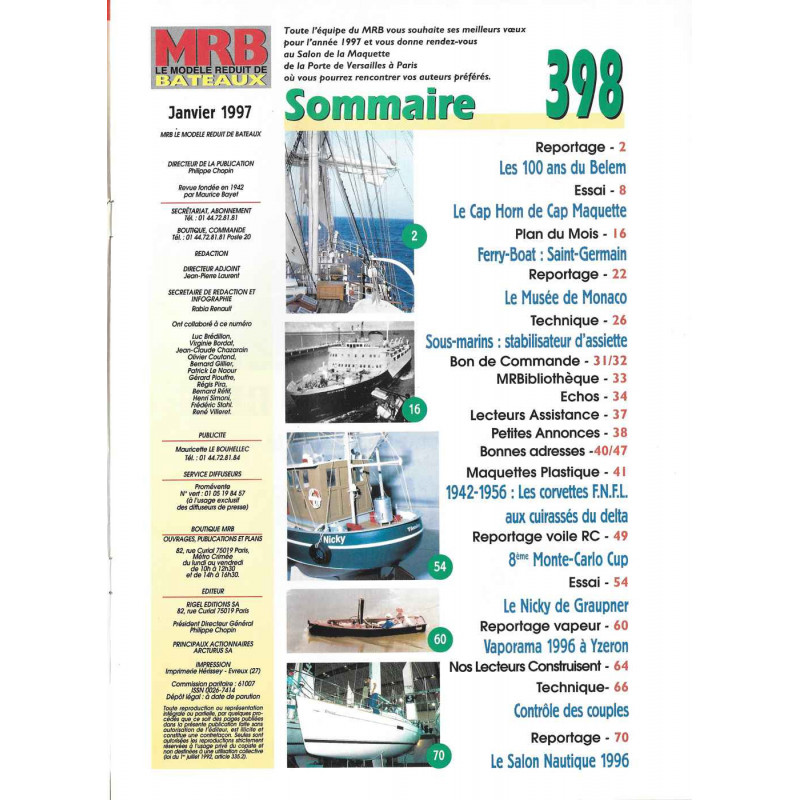 Sommaire Modèle Réduit Bateau 398