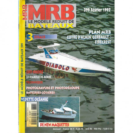 Couverture Modèle Réduit Bateau 399