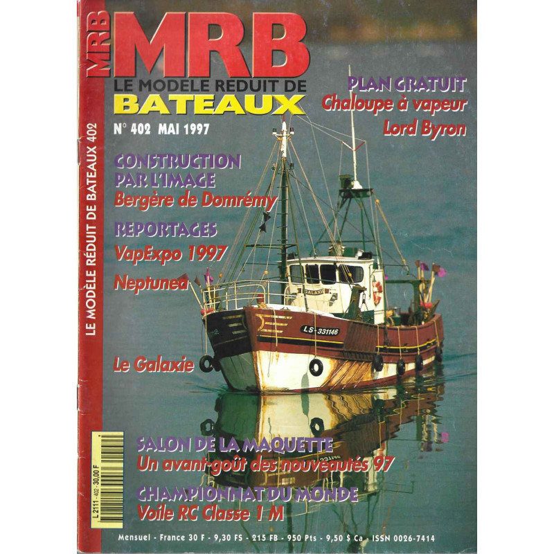 Couverture Modèle Réduit Bateau 402