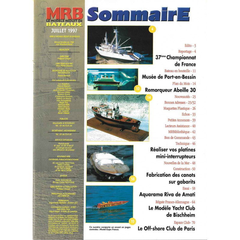 Sommaire Modèle Réduit Bateau 404