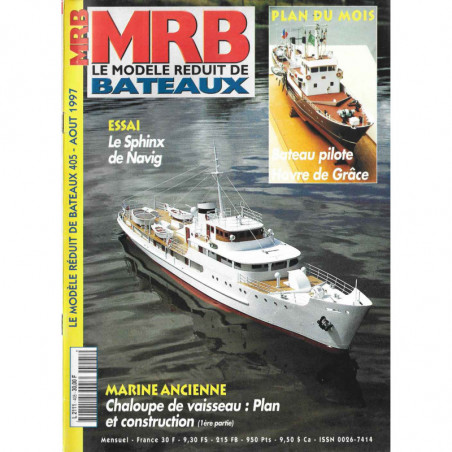Couverture Modèle Réduit Bateau 405