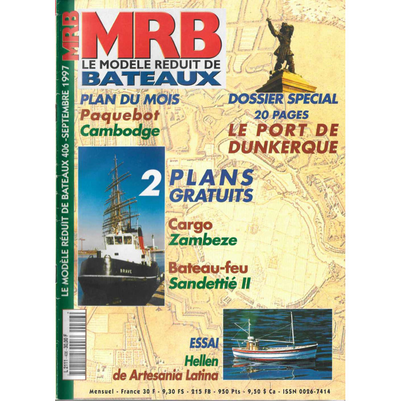 Couverture Modèle Réduit Bateau 406