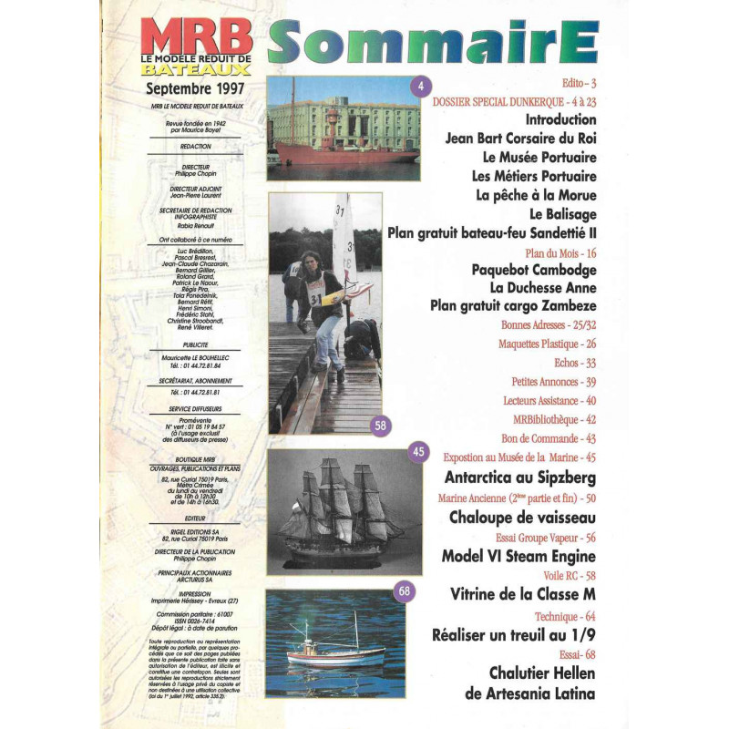 Sommaire Modèle Réduit Bateau 406