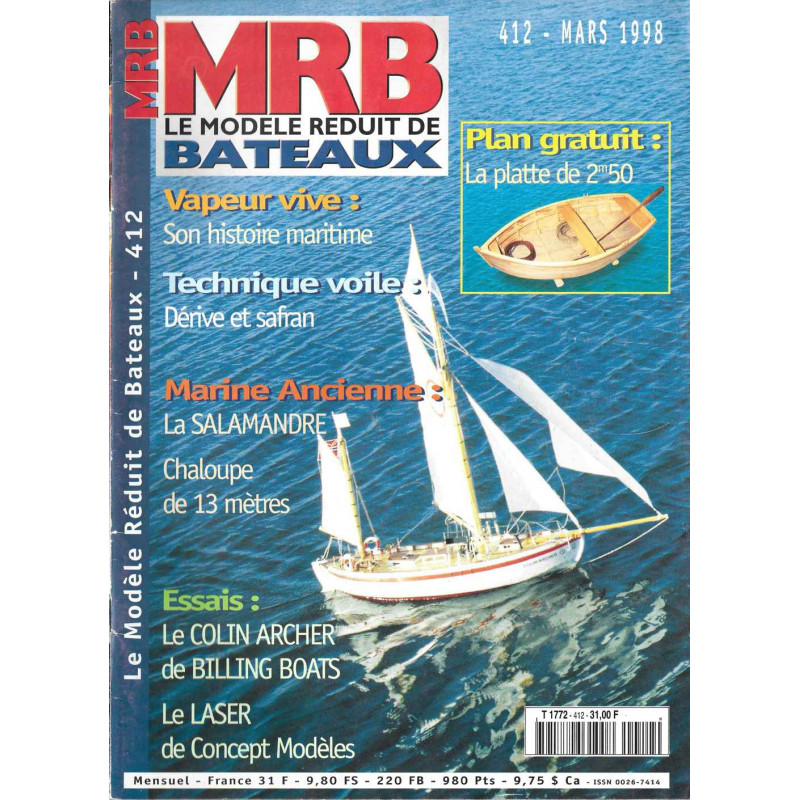 Couverture Modèle Réduit Bateau 412