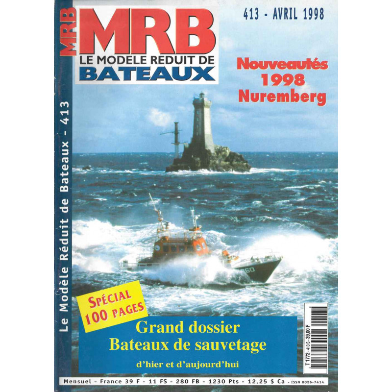 Couverture Modèle Réduit Bateau 413