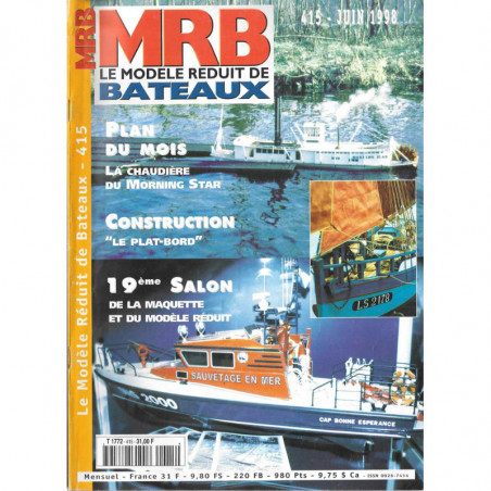 Couverture Modèle Réduit Bateau 415