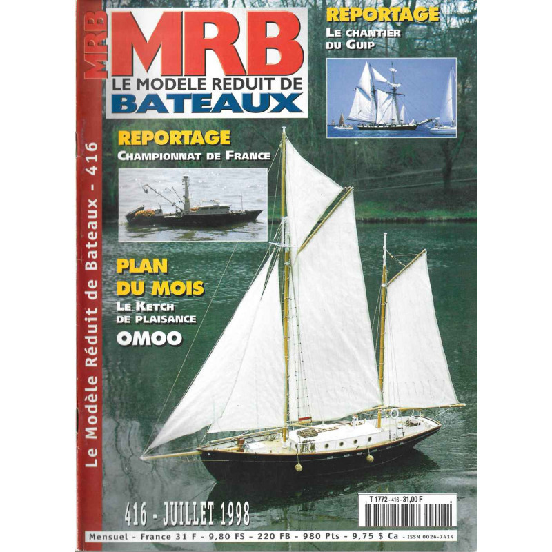 Couverture Modèle Réduit Bateau 416