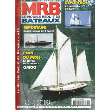 Couverture Modèle Réduit Bateau 416
