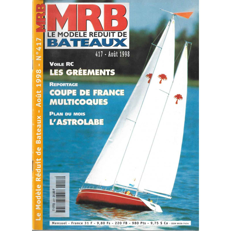 Couverture Modèle Réduit Bateau 417