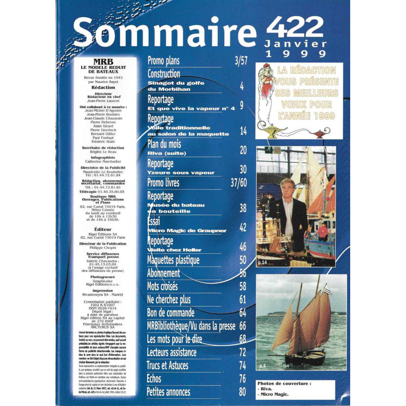 Sommaire Modèle Réduit Bateau 422