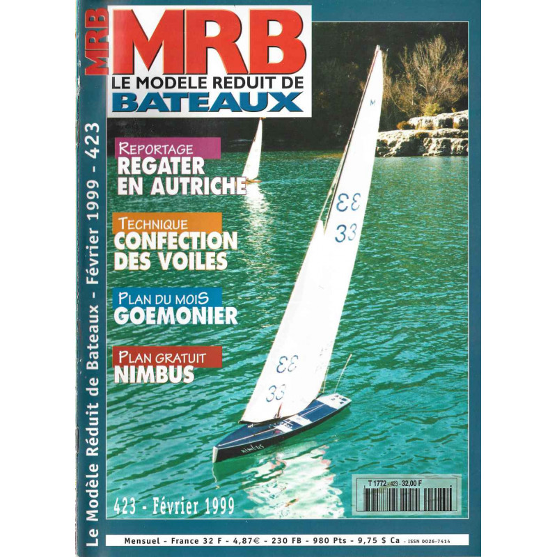 Couverture Modèle Réduit Bateau 423
