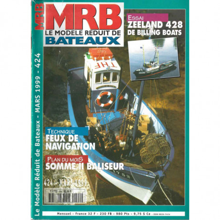 Couverture Modèle Réduit Bateau 424