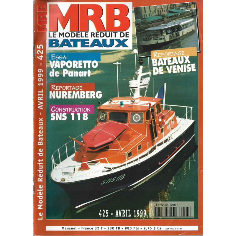 Couverture Modèle Réduit Bateau 425