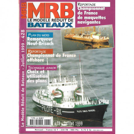 Couverture Modèle Réduit Bateau 428