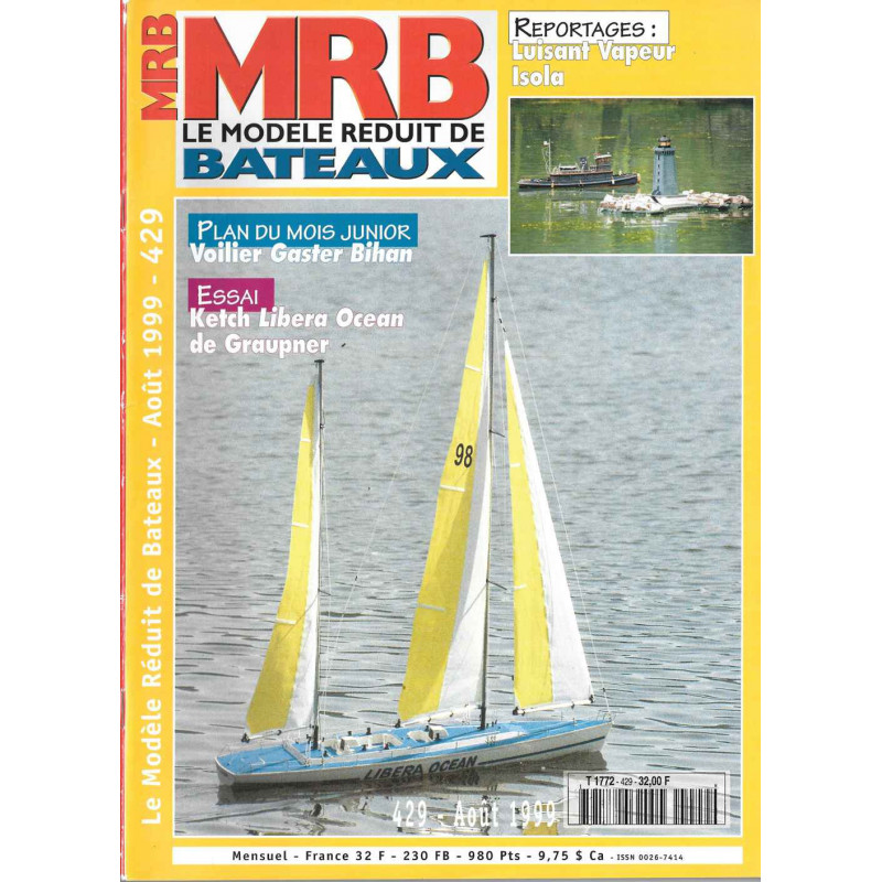 Couverture Modèle Réduit Bateau 429