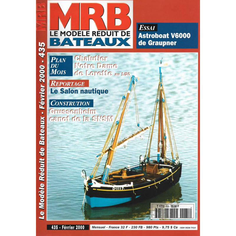 Couverture Modèle Réduit Bateau 435