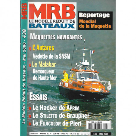 Couverture Modèle Réduit Bateau 438