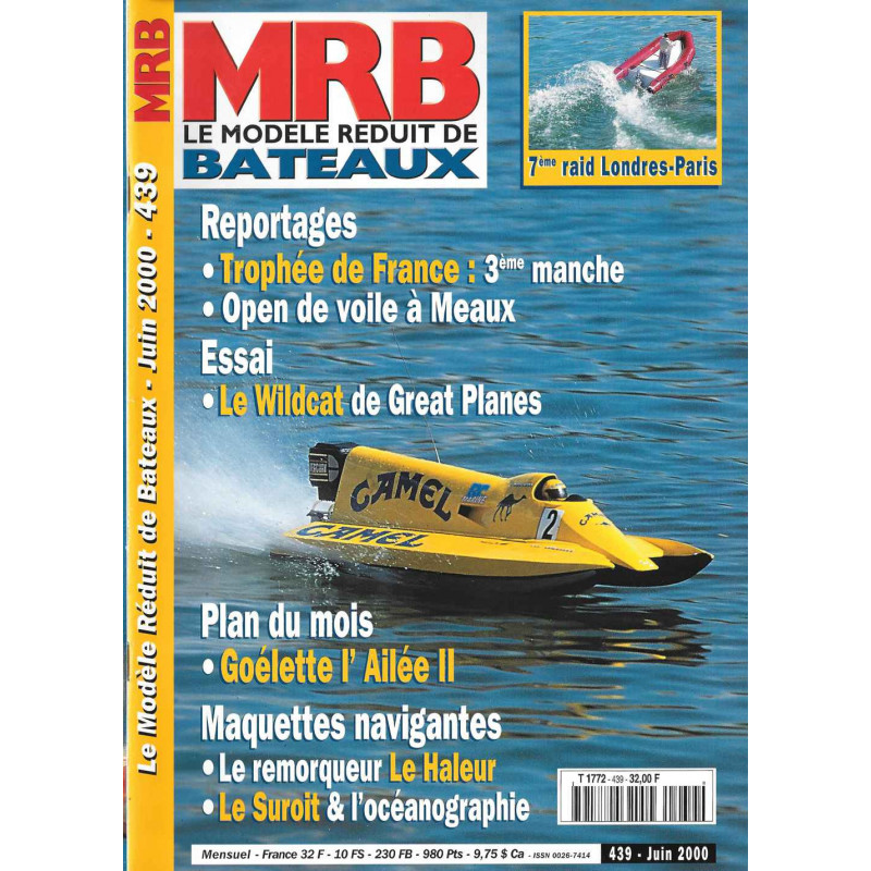 Couverture Modèle Réduit Bateau 439