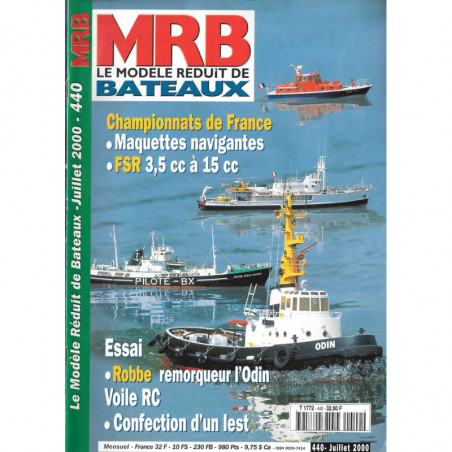 Couverture Modèle Réduit Bateau 440